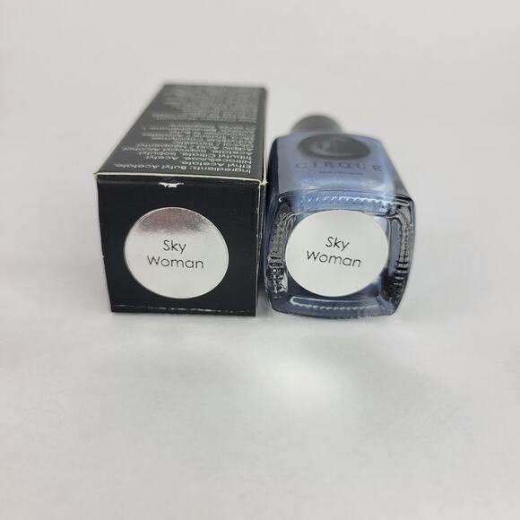 Cirque Nail Polish "Sky Woman" NEW Blue Glitter Shimmer Holo Iridescent Lacquer - Picture 8 of 8